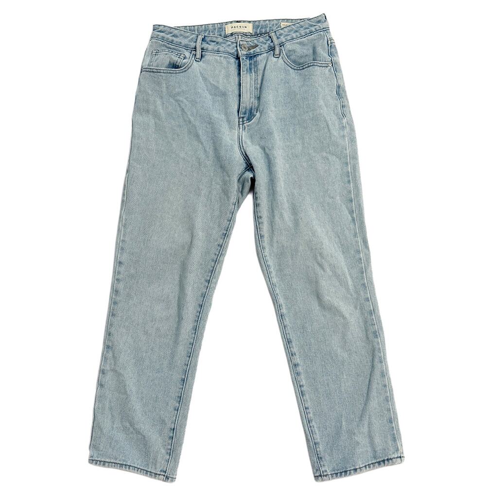 PacSun Straight leg denim women w27 high rise casual indie hippie moms jeans